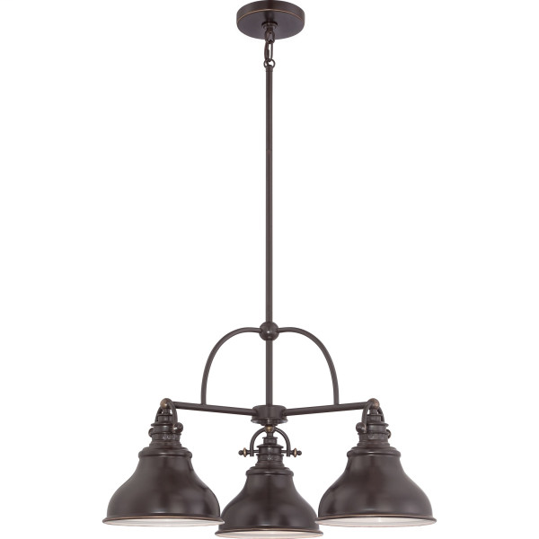 Product image for Emery 3 Light Dinette Chandelier - Palladian Bronze
