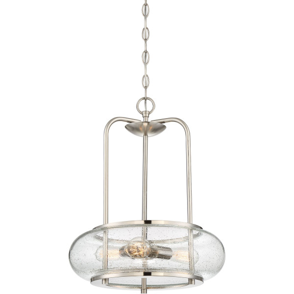 Product image for Trilogy 3 Light Pendant - Brushed Nickel