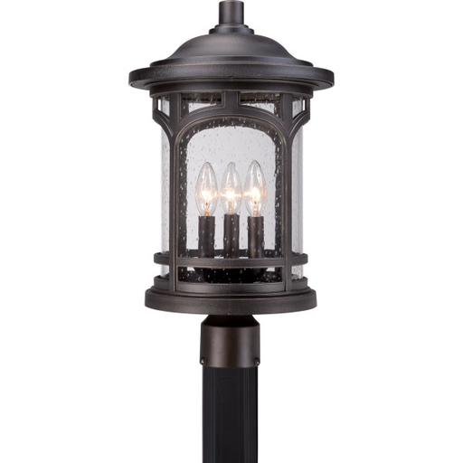 Product image for Marblehead 3 Light Post Lantern - Palladian Bronze