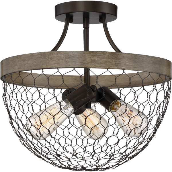 Product image for QUO WSE1715CG 3LT 100W FIXTURE