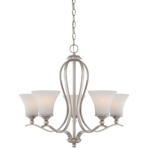 Product image for Sophia 5 Light Chandelier - Brushed Nickel