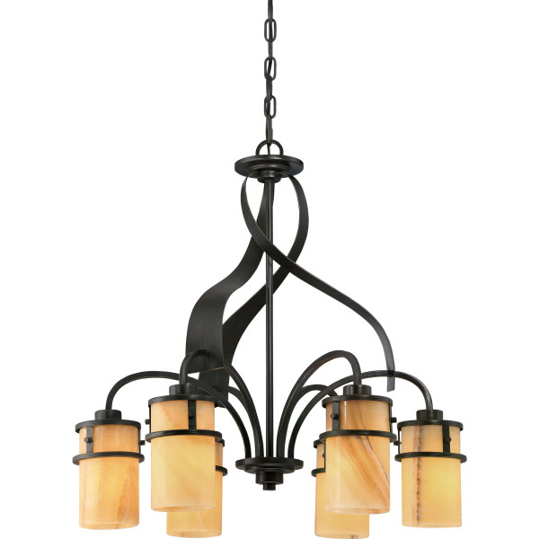Product image for Kyle 6 Light Dinette Chandelier - Imperial Bronze