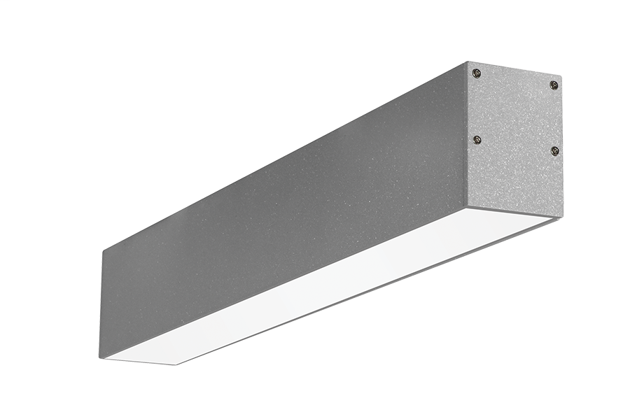 Linear Slot Surface 2Ft 20W LED Dim 42Deg Refl 4000K Silver