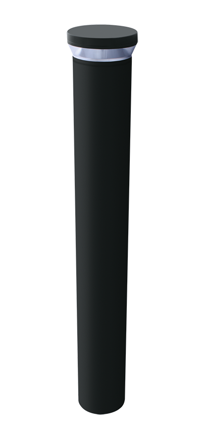 LED Round Bollard 42" 12W Cool 2X6W @ 180 Deg Bronze