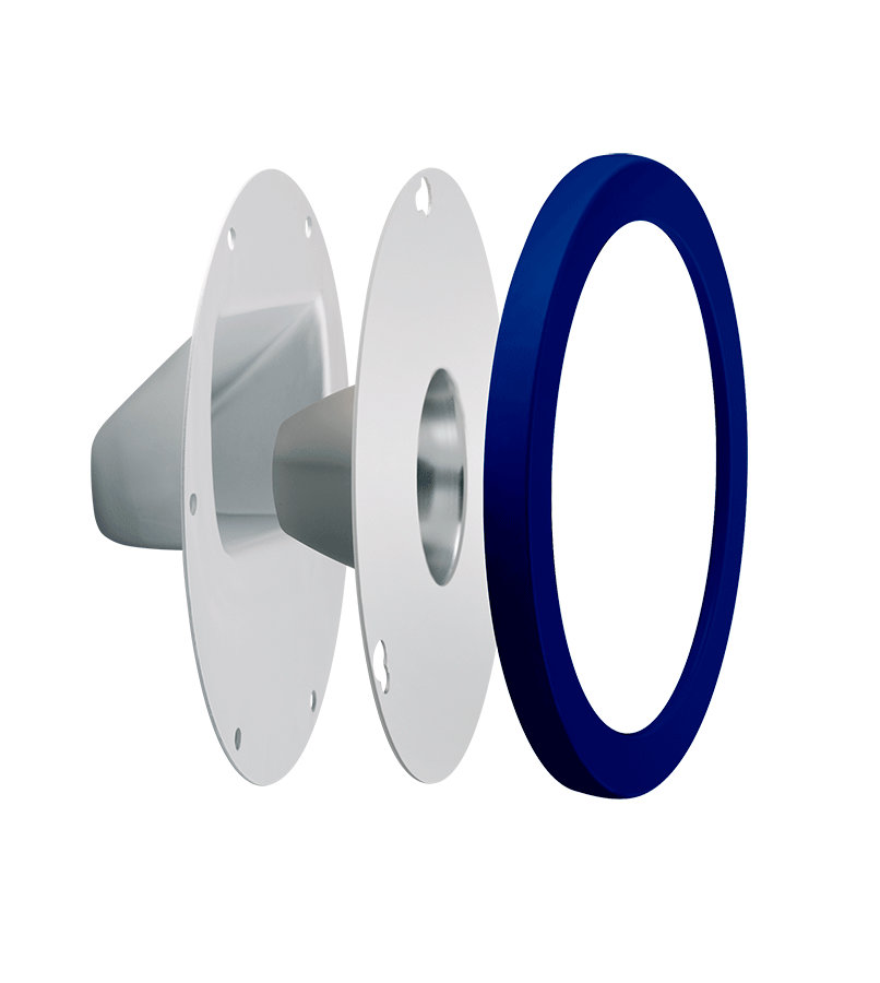 Clear Lens And Reflector Kit W/ Door Frame Gnled Royal Blue