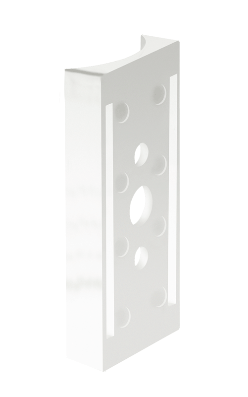Round Pole Adaptor 3.5" Round Pole For Al, Alx, Aj, Aled52 And Aled78, Aled104