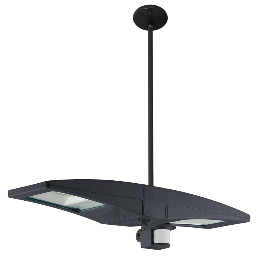 LED Pendant 2 X 13W Neutral + Mini Sensor Bilevel Bronze