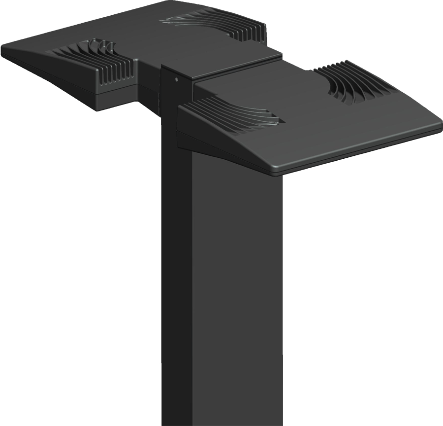 LED Bollard 2X20W Warm Bronze