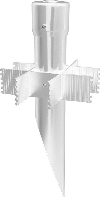 Mighty Post 19" 3" Diameter White