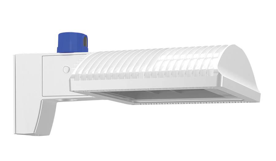 Aled125 Type III 8" Pole Arm Neutral LED 480V PCT White