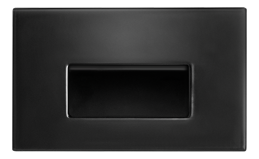Steplight Recessed Horizontal 3W 120V 3000K Black