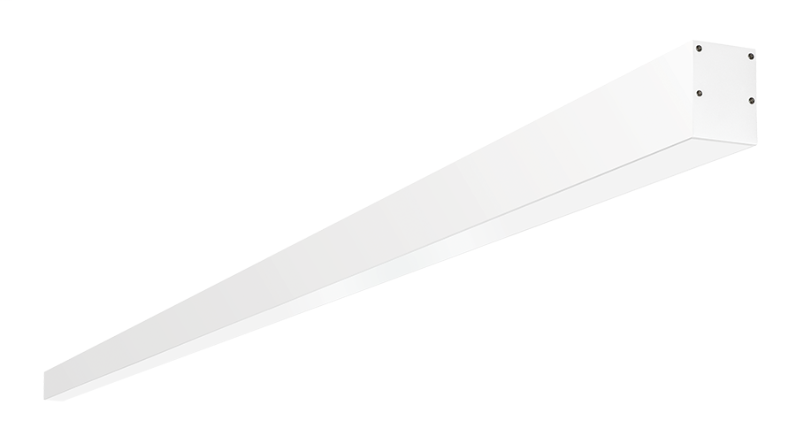 Linear Slot Surface 8Ft 80W LED Dim 42Deg Refl 3500K White