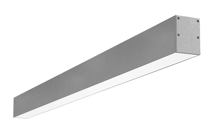 Linear Slot Surface 4Ft 40W LED Dim 42Deg Refl 4000K Silver