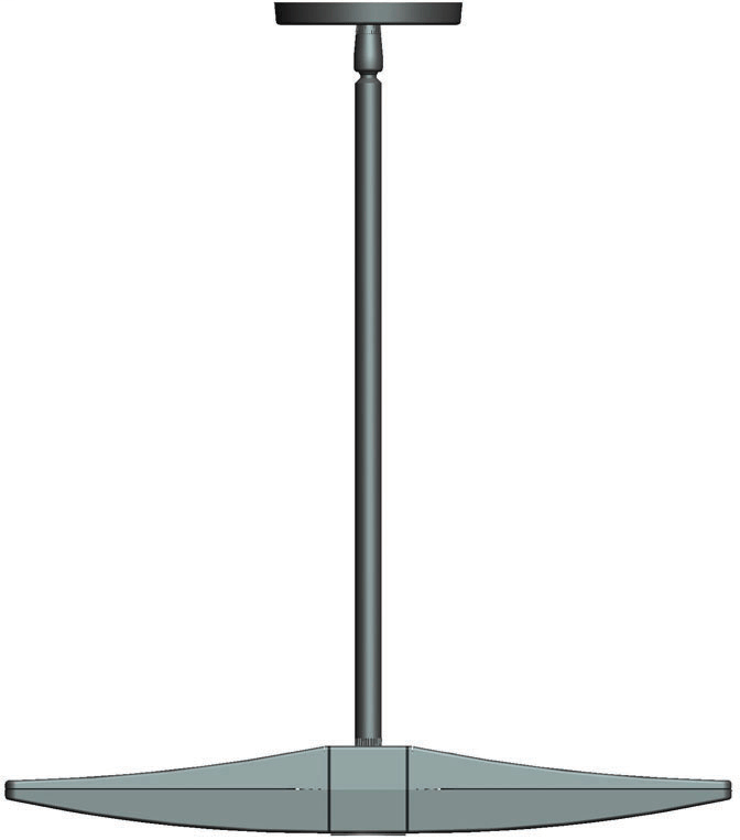 LED Pendant 2X13W Warm LED Bronze Uplight