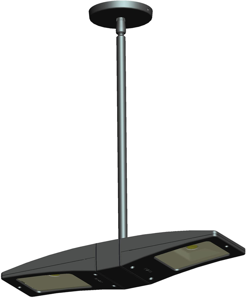 LED Pendant 2X13W Neutral LED Bronze