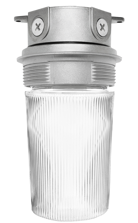 Vapor Proof 200 Ceiling 4" Box 3/4" With Perma Globe