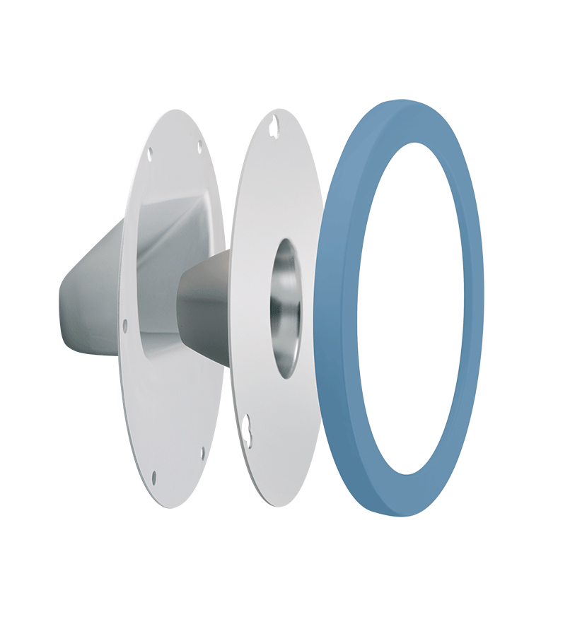 Clear Lens And Reflector Kit W/ Door Frame Gnled Light Blue
