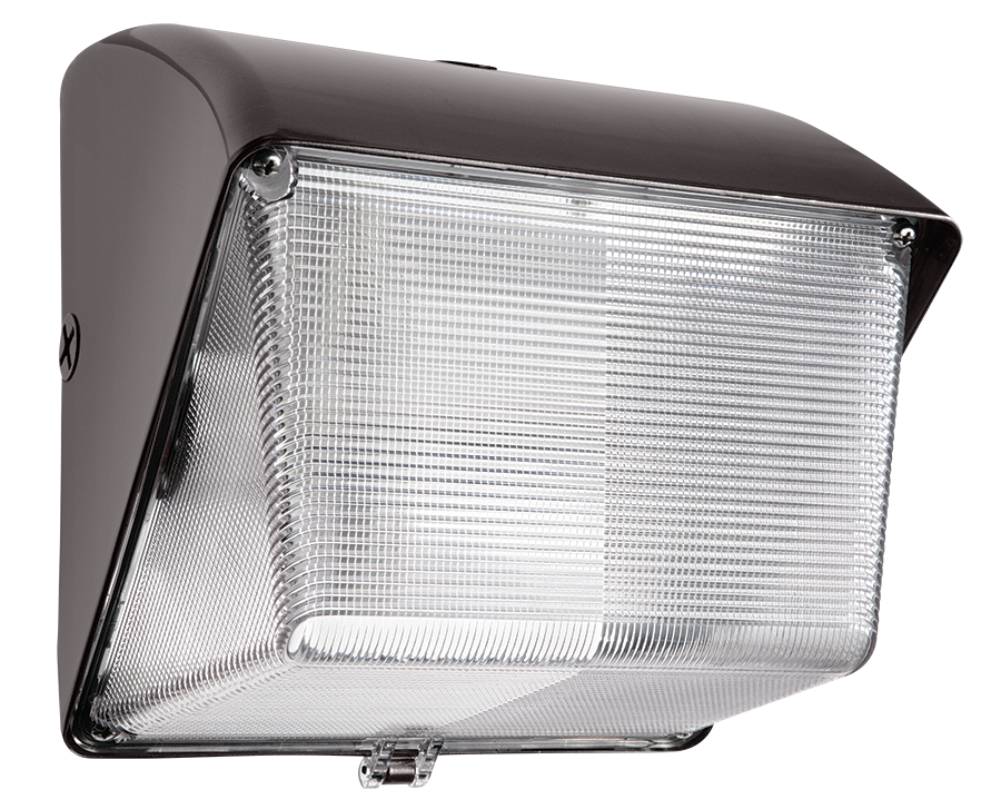 Wallpack 32W CFL 120V Emerg Battery B/U Bronze