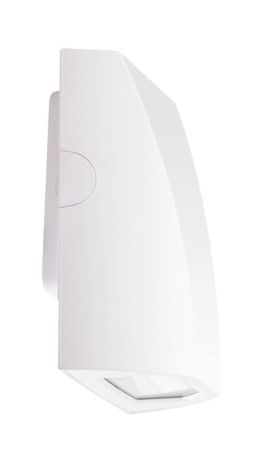 Slim 18W Neutral LED 277V PC Wallmount White