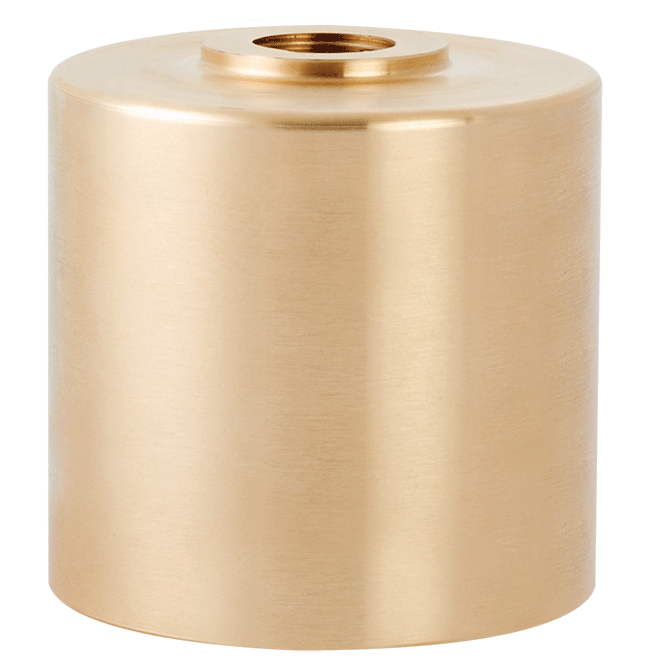 Metal Mighty Cap 2" Fits 2 3/8"Od Pipe Brass