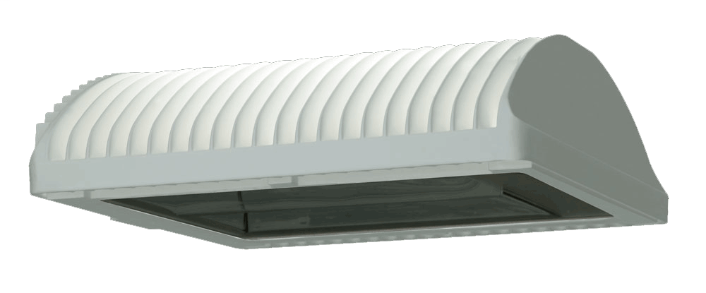 Aled50 Type IV 8" Pole Arm Warm LED + 277V PCS White
