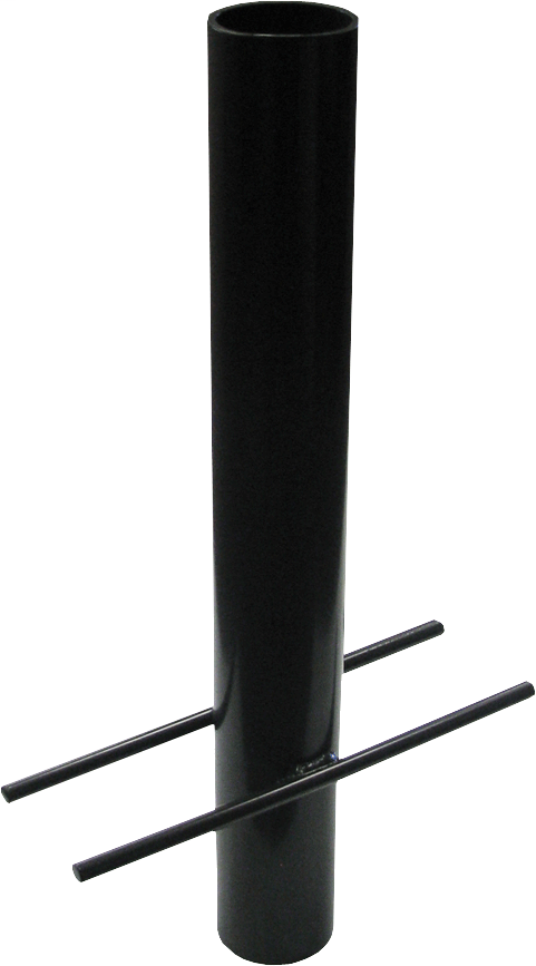 Bracket Ground Concrete Mount 2 3/8" Tenon For Slipfitters