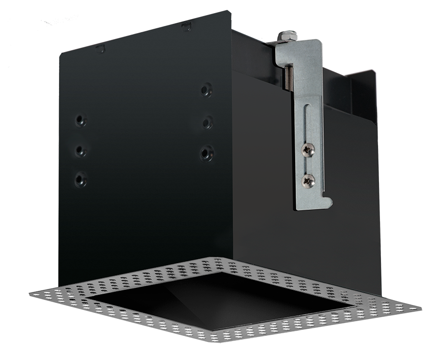 Multi Rough-In Remodeller 1 Head Trimless Black Mdled