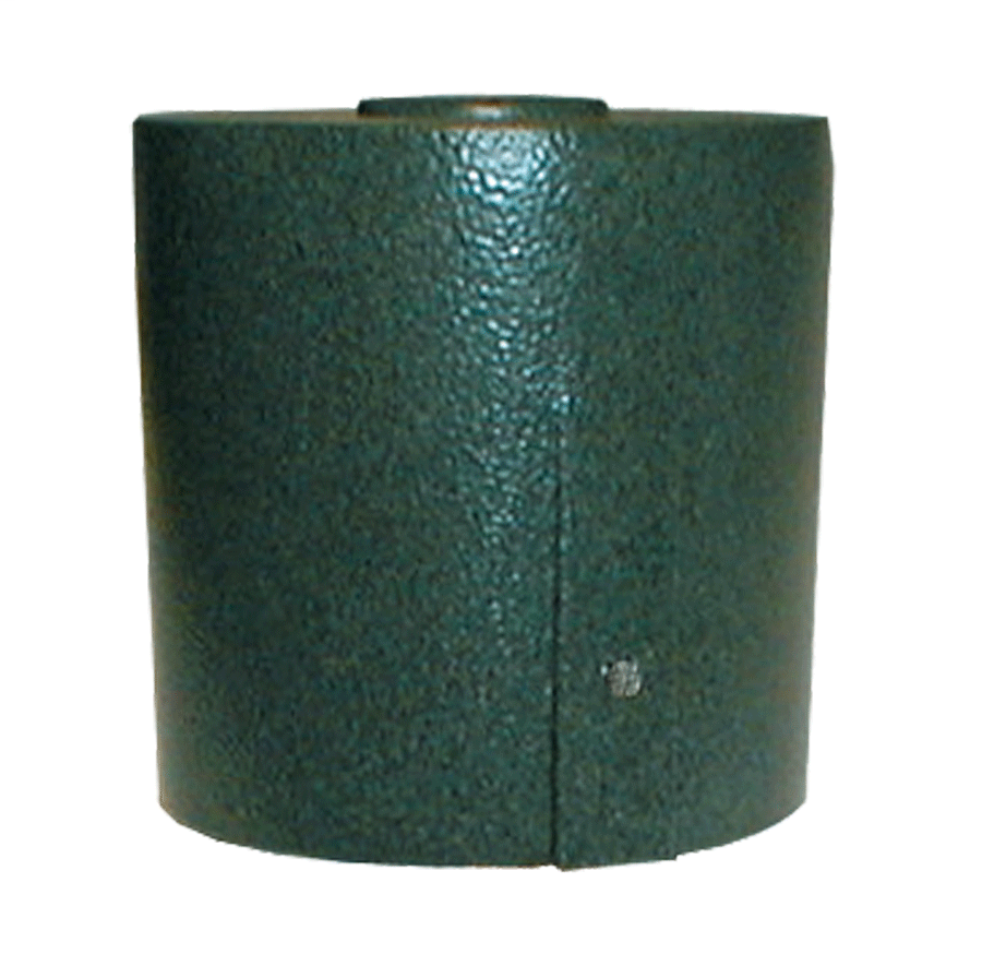 Metal Mighty Cap 2" Fits 2 3/8"Od Pipe Verde Green