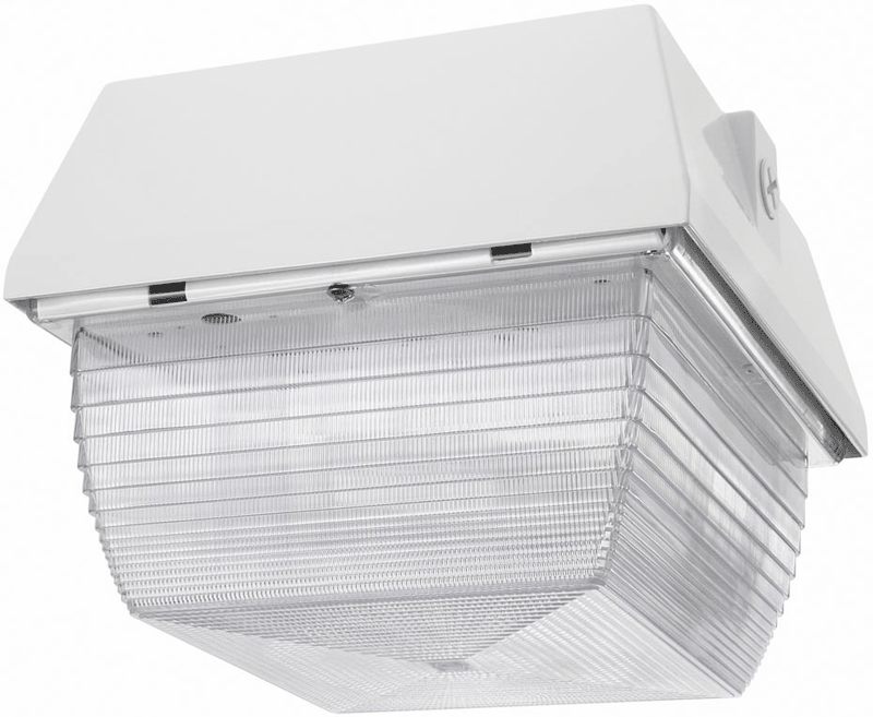 Vandalproof 9" X 9" Ceiling 70W HPS  120V White