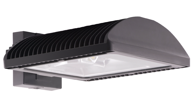 Lpack Flat Wallmount 125W LED Type III Cool 277V PCS Bronze