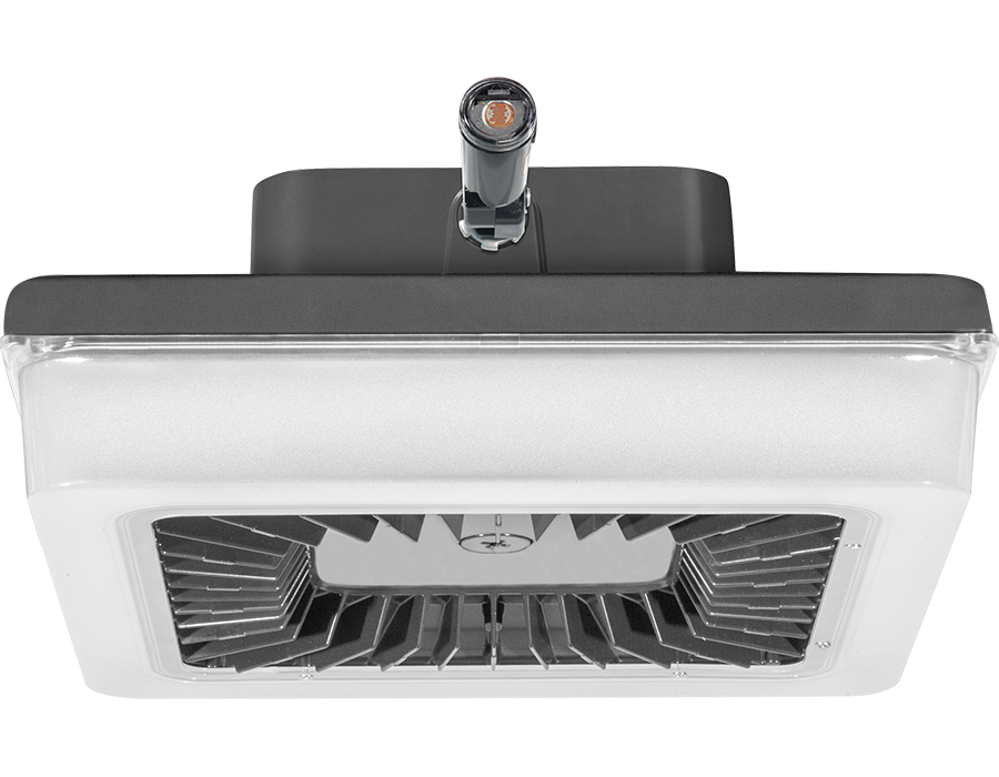 Porto Ceiling 14In 42W Neutral LED 277V PCS Polycarb Lens Bronze