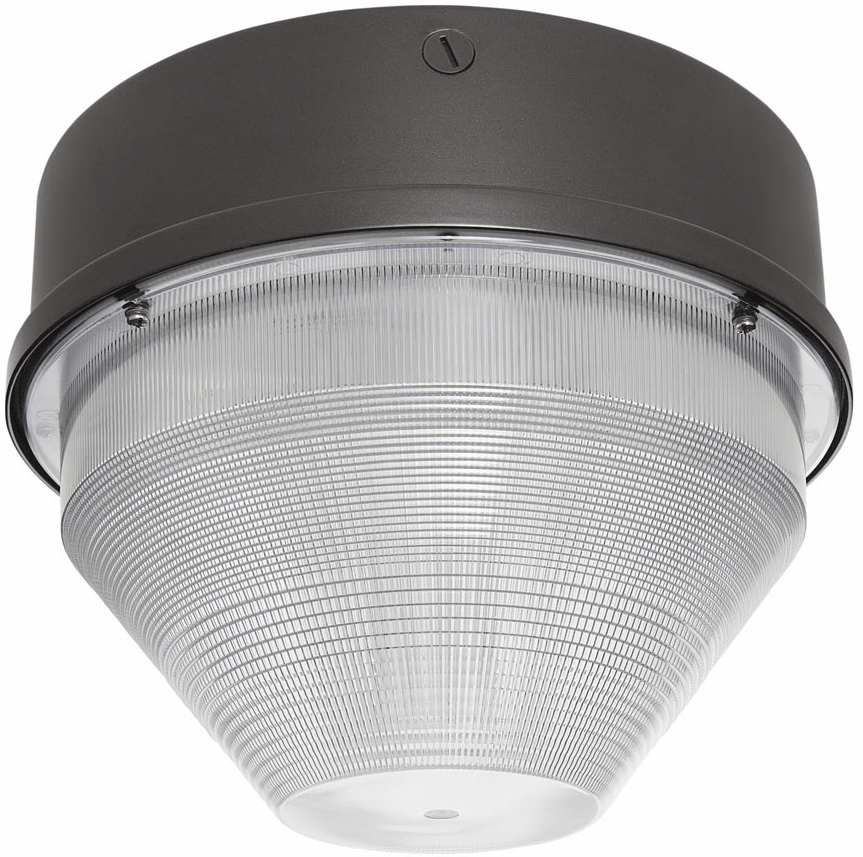 Product image for RAB VANGS150QT VAN GARAGE 15"" ROUND 150W HPS HPF QT + LAMP BRONZE
