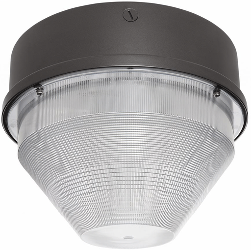 Product image for RAB VANGS150QT VAN GARAGE 15"" ROUND 150W HPS HPF QT + LAMP BRONZE