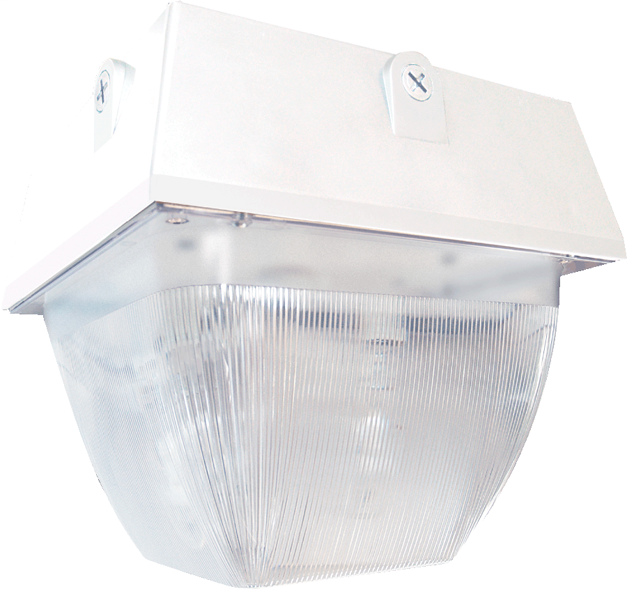 VANDALPROOF 12 Inch  X 12 Inch  CEILING 2 X 42W CFL QT WHITE