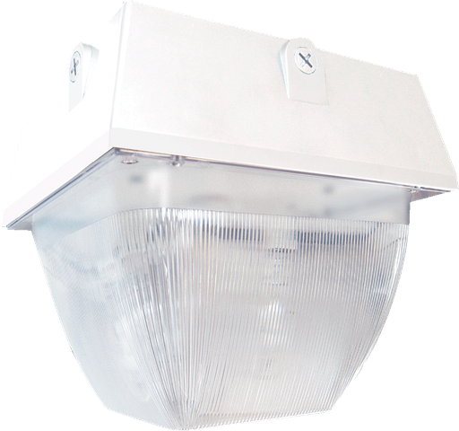 VANDALPROOF 12 Inch X 12 Inch CEILING 150W MH QT WHITE