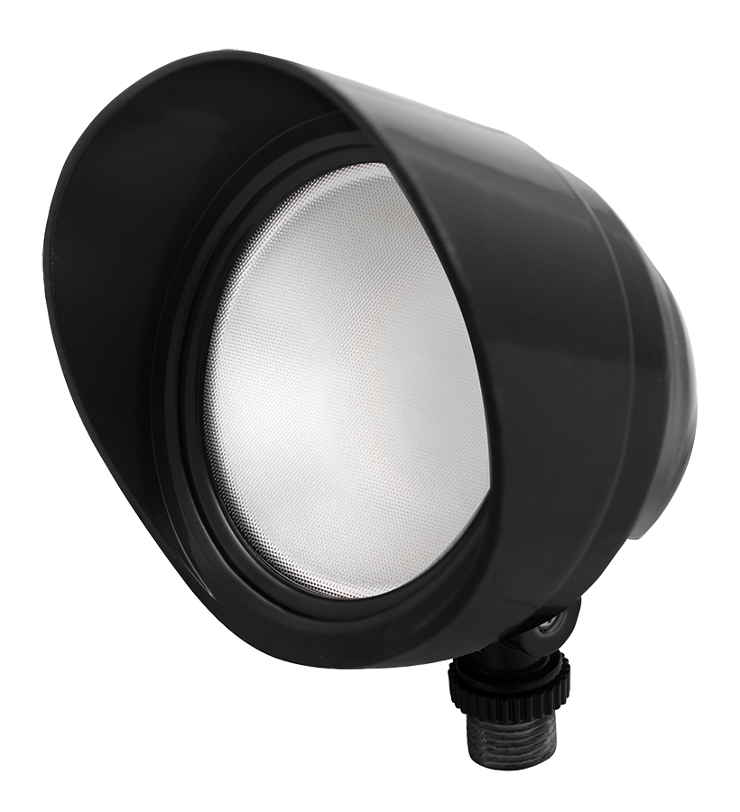 RAB BULLET12NB 12 W 120 Volt 4-3/4 x 4-1/2 Inch Neutral Black Die-Cast Aluminum LED Floodlight Fixture RAB BULLET12NB 12 W 120 Volt 4-3/4 x 4-1/2 Inch Neutral Black Die-Cast Aluminum LED Floodlight Fixture