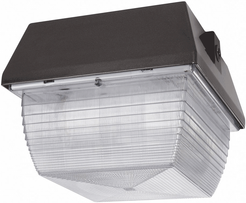 VANDALPROOF 9 Inch  X 9 Inch  CEILING 42W CFL QT BRONZE