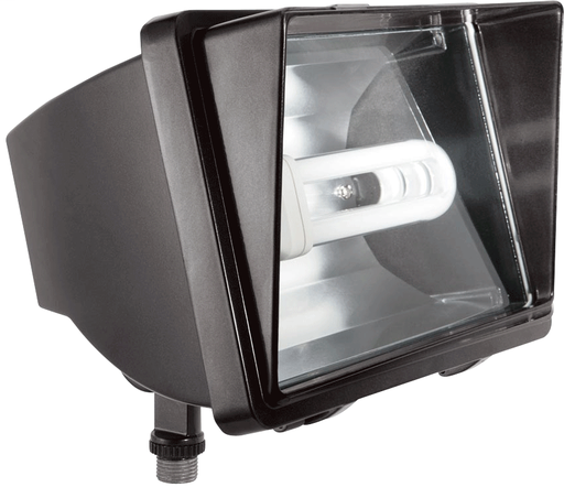 FUTURE FLOOD 42W CFL QT AND LAMP BRONZE