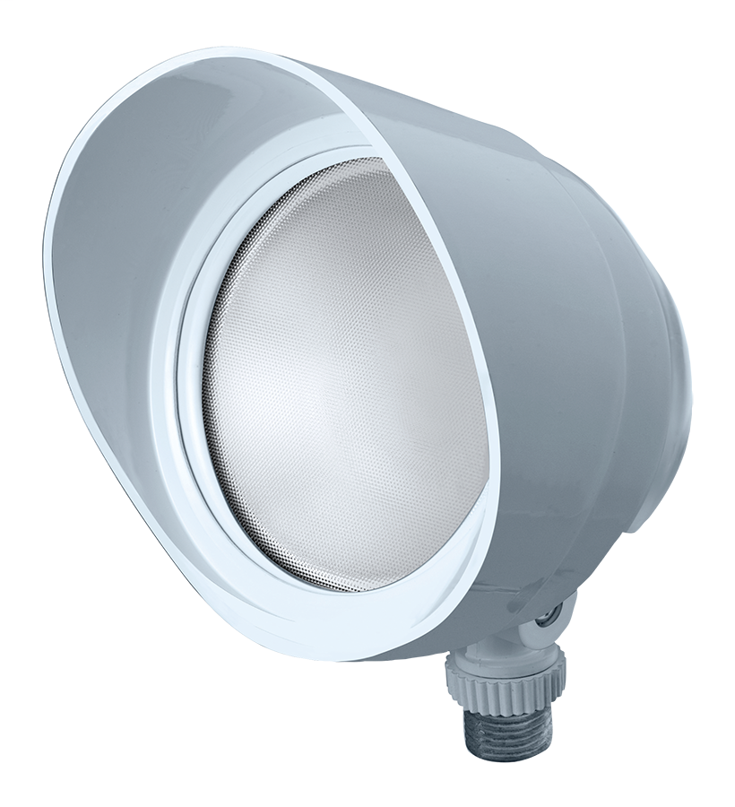 RAB BULLET12YW 12 W 120 Volt 4-3/4 x 4-1/2 Inch Warm White Die-Cast Aluminum LED Floodlight Fixture RAB BULLET12YW 12 W 120 Volt 4-3/4 x 4-1/2 Inch Warm White Die-Cast Aluminum LED Floodlight Fixture