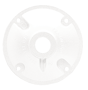 WEATHERPROOF COVER HEAVY DUTY 4 Inch  1/2 Inch  TAP WHITE