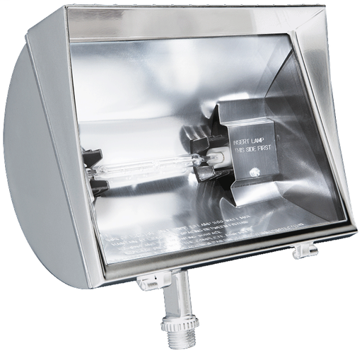 QUARTZ CURVE ROUND BACK 500W 120V AND LAMP WHITE