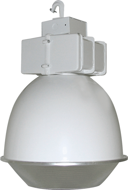 LOW BAY 400W MH PSQT 16 Inch  WHITE AL REFLECTOR AND  DROP LENS