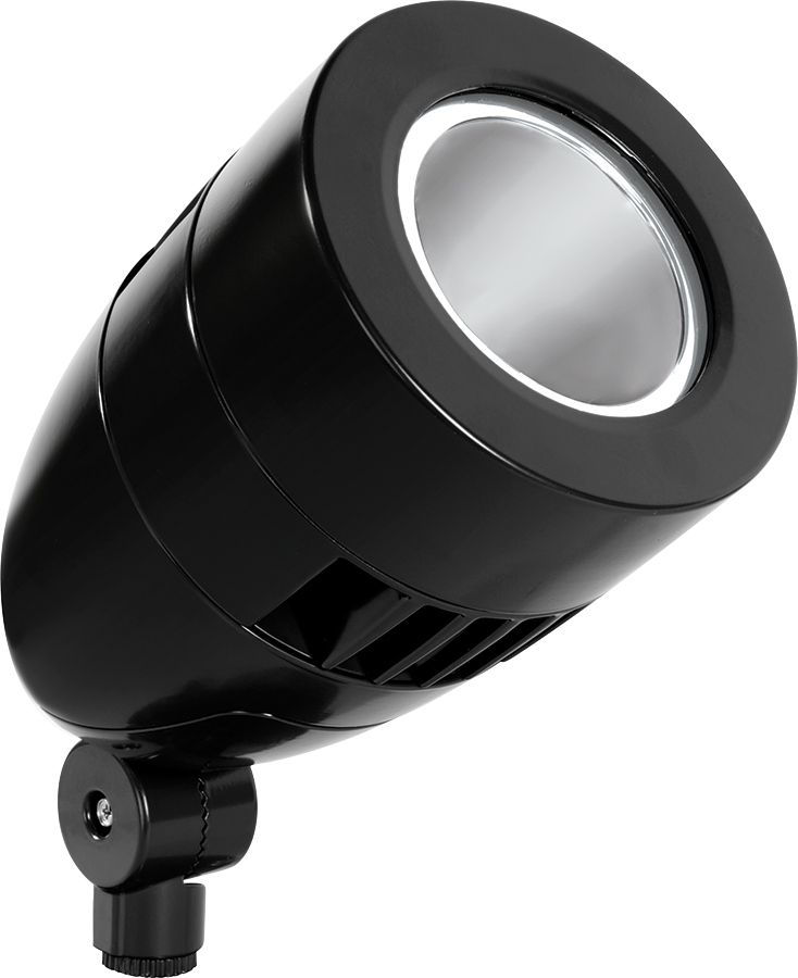 RAB HSLED13B 13 W 120/208/240/277 Volt 5-5/8 x 8-1/2 Inch Cool Black Die-Cast Aluminum LED Floodlight Fixture RAB HSLED13B 13 W 120/208/240/277 Volt 5-5/8 x 8-1/2 Inch Cool Black Die-Cast Aluminum LED Floodlight Fixture