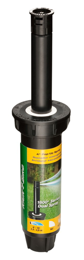 1804QDS - 4 in. Pop-up Spray Head - Dual Spray Quarter Circle Pattern Nozzle (90 Degree)