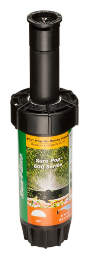 SP25H - 2 1/2 in. Sure-Pop Spray Head - Half Circle Pattern Nozzle (180 Degree)
