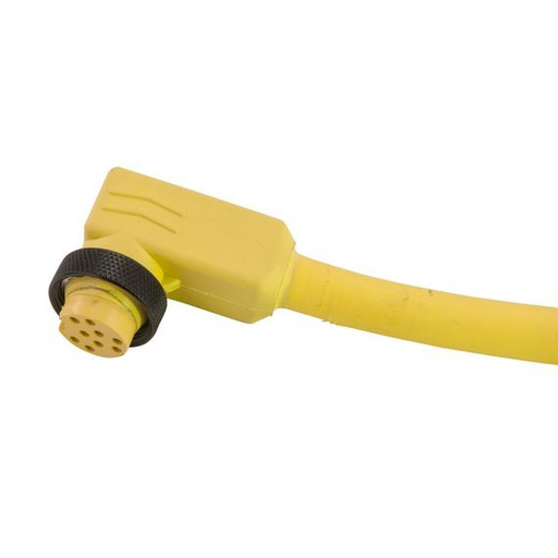 Mini-Link Plug Assembly, Rubber, Female 90 Deg, 9 Pole, 6', 16 Awg