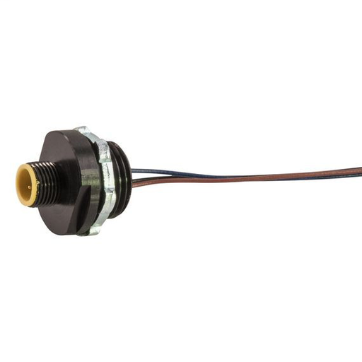 Single Key Micro-Link Receptacle, Male, 3 Pole, 1', M14 X 1 Thread
