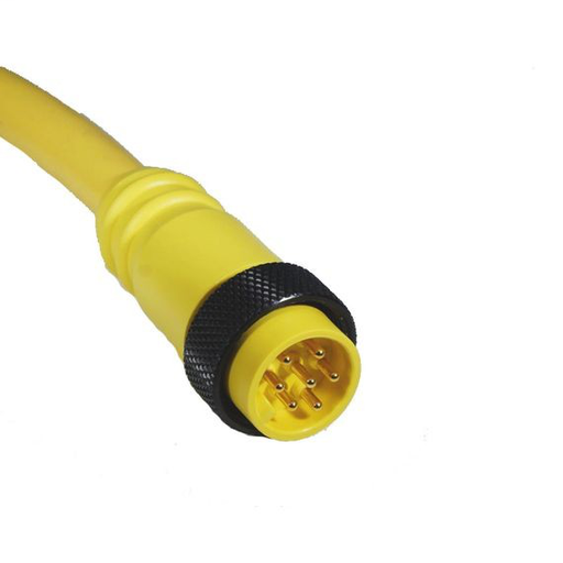 Mini-Link Plug Assembly, Pvc, Male, 8 Pole, 20', 16 Awg