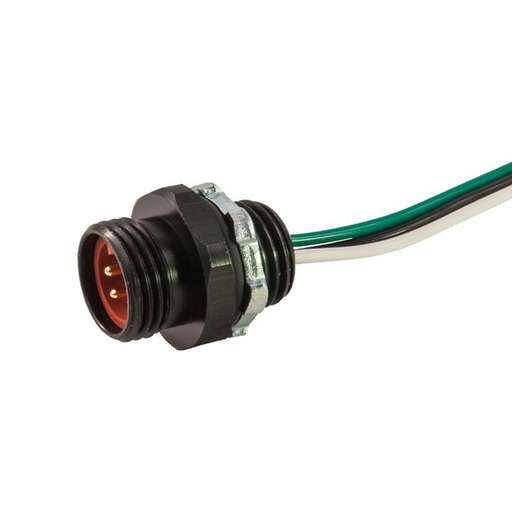 Mini-Link Receptacle, Hi-Temp Silicone, Male, 5 Pole, 1'
