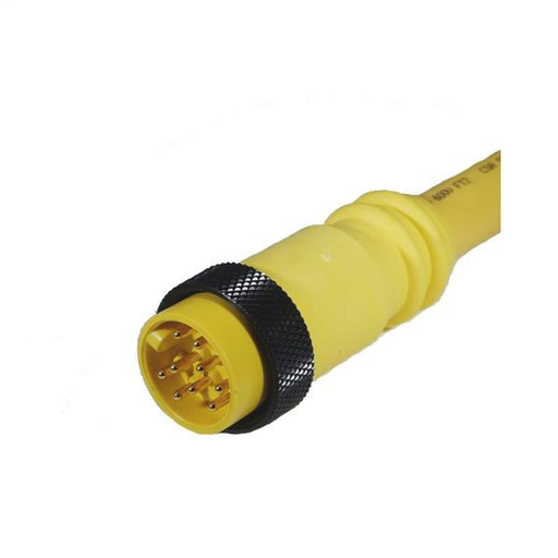 Mini-Link Plug Assembly, Pvc, Male, 9 Pole, 20', 16 Awg